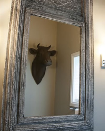 cow head wall decoration